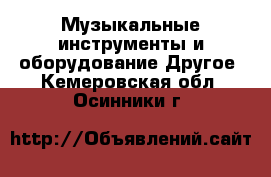 Музыкальные инструменты и оборудование Другое. Кемеровская обл.,Осинники г.